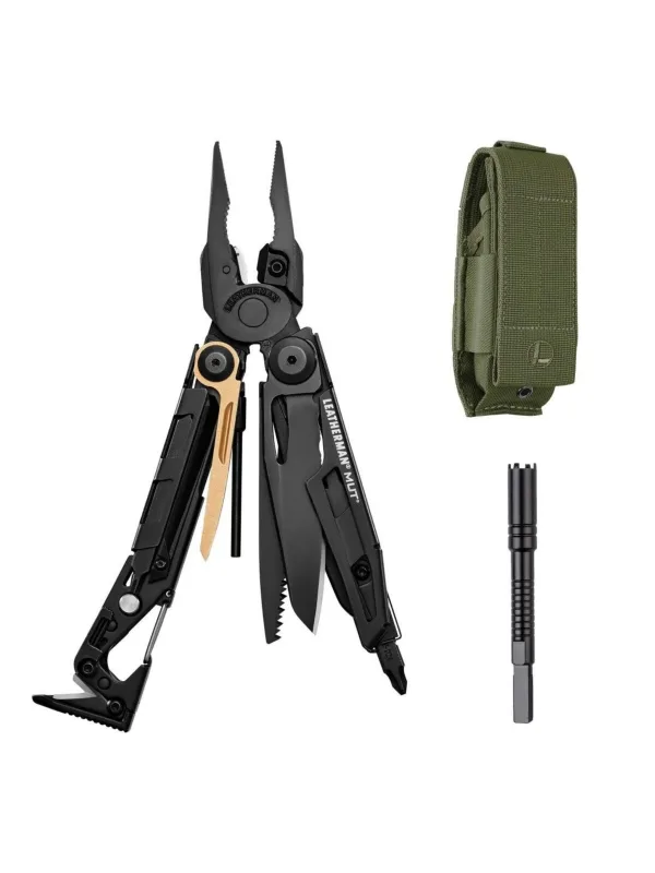 Мультитул Leatherman MUT Black (833084), 16 инструментов, MOLLE Green