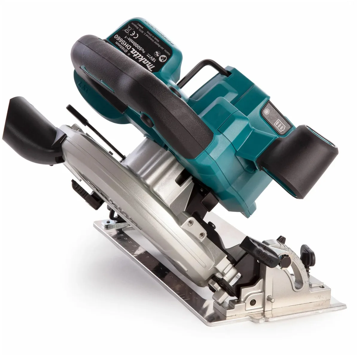 Аккумуляторная дисковая пила Makita DHS660Z 165мм (18V, Li-Ion) (без аккумуляторов и зарядного устройства) — фото 10 из 13