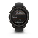 Умные часы премиум класса Fenix 8 47 mm, Solar Sapphire, Carbon Gray DLC Titanium with Black/Pebble Gray 010-02906-11
