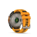 Умные часы премиум класса Fenix 8 51 mm AMOLED Sapphire Titanium with Spark Orange/Graphite Silicone Band 010-02905-10