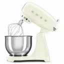 Планетарный миксер Smeg SMF05CREU 1000 Вт, чаша 4.8 л, 10 скоростей, ретро-стиль 50-х, кремовый