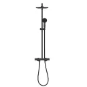 Душевая система с термостатом, черная матовая Grohe Vitalio Start 266772430