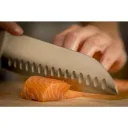 Нож кухонный "Сантоку" Tefal Ice Force K2320614, 18 см, черный/нержавеющая сталь