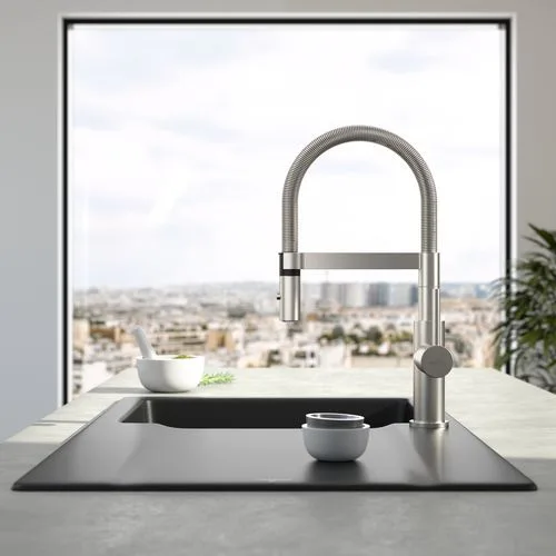 Однорычажный смеситель для кухни Villeroy & Boch Steel Expert Compact (927300LC) — фото 6 из 9
