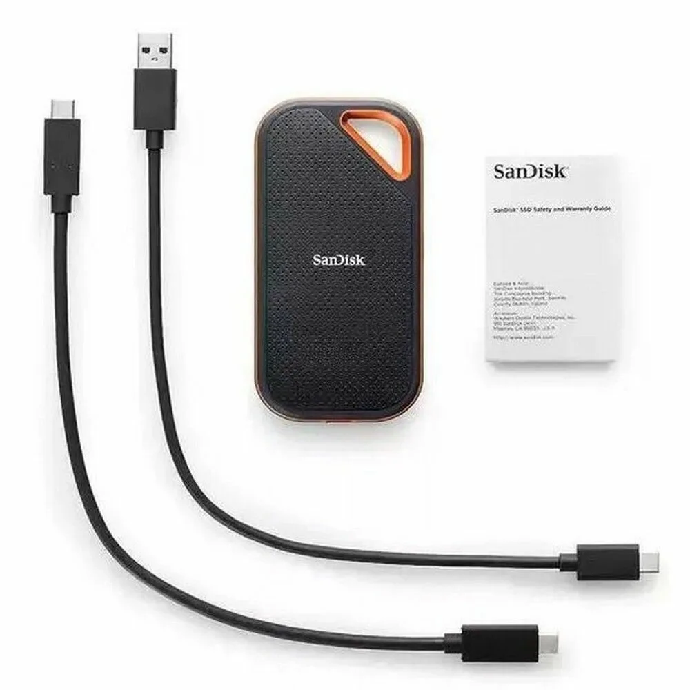 Внешний SSD SanDisk Extreme Portable Pro V2 2 ТБ (SDSSDE81-2T00-G25), черный — фото 3 из 3