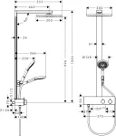 Душевая стойка Hansgrohe Raindance E 27361000