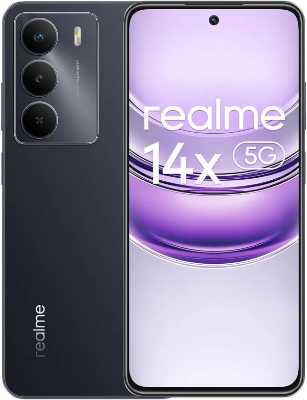 Смартфон realme 14x 5G 6/128GB, Carbon Black