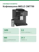 Кофемашина MIELE CM7750