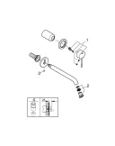 Смеситель для раковины настенный Grohe Essence New 19967001