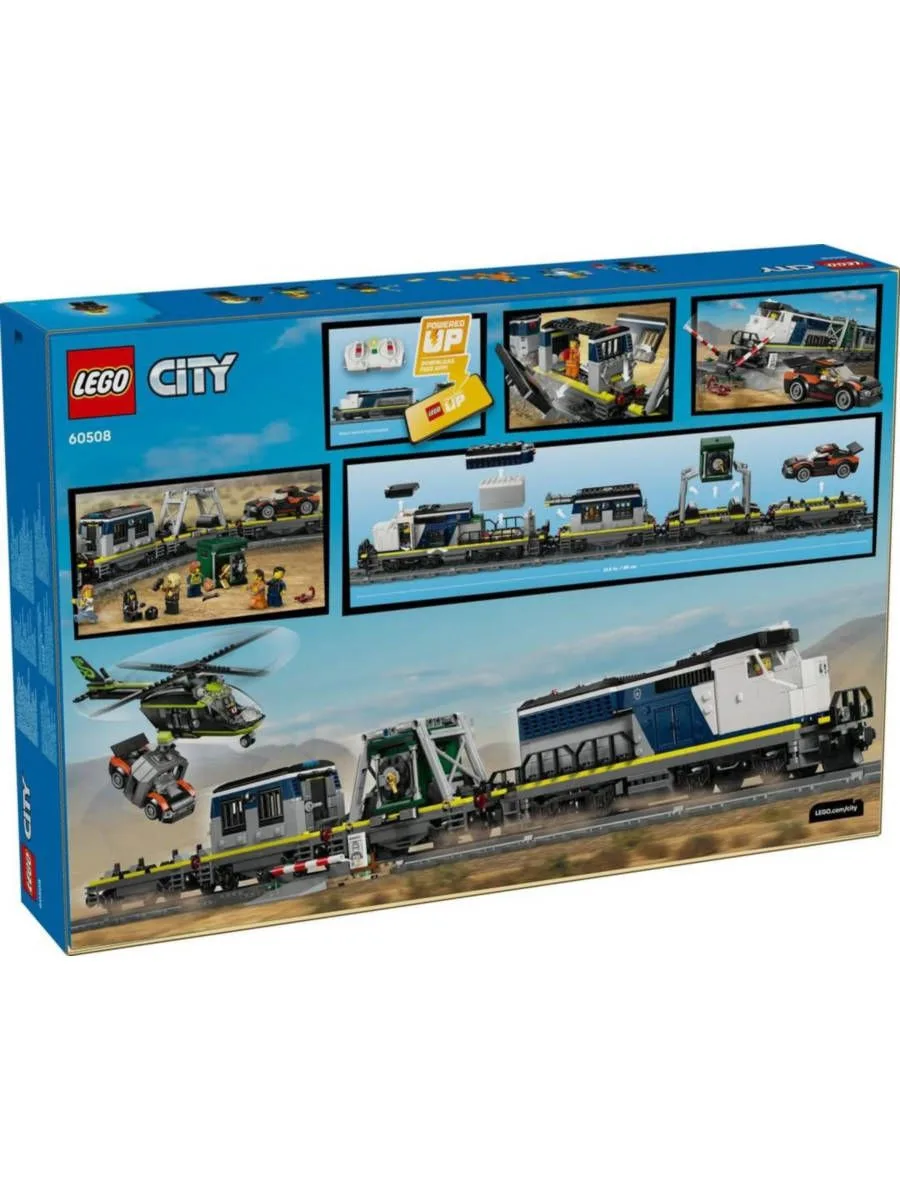 Конструктор LEGO City Полицейский поезд 60508, 1313 деталей — фото 2 из 9