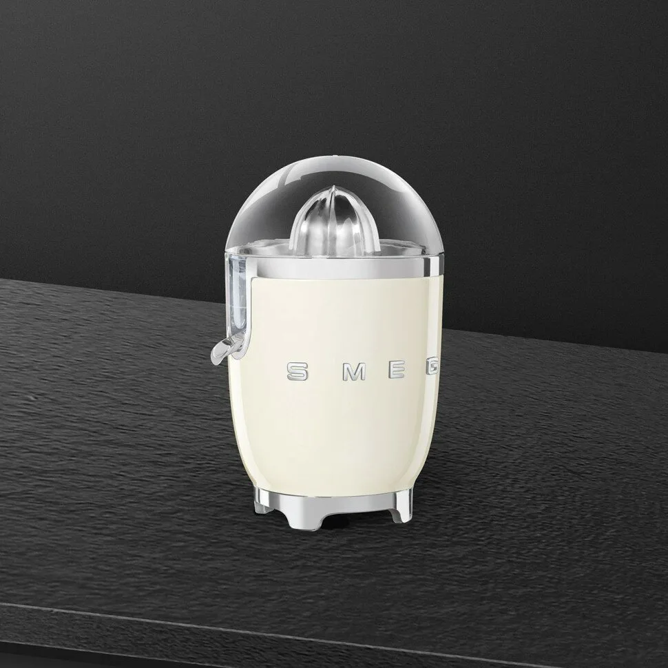 Соковыжималка Smeg CJF11CREU, кремовый, для цитрусовых, нержавеющая сталь, 1 л — фото 4 из 7
