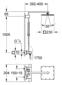 Душевая стойка Grohe Euphoria Cube XXL System 230 26087000