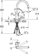 Смеситель для кухни Grohe Concetto 32663003