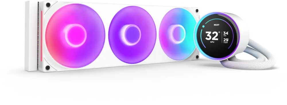 Система водяного охлаждение NZXT Kraken Elite 360 RGB RL-KR36E-W1