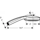 Лейка для душа Hansgrohe Croma 100 Vario 28535000