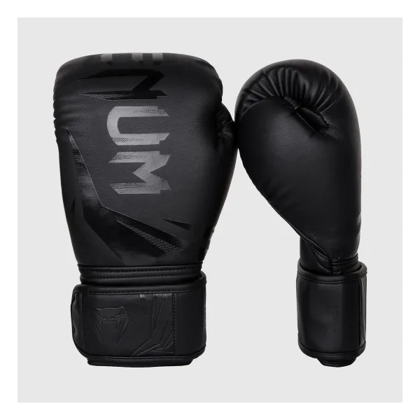 Боксерские перчатки Venum Challenger 3.0 Black/Black 12 OZ