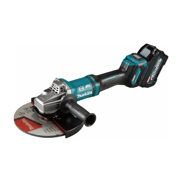 Аккумуляторная угловая шлифмашина MAKITA GA038GT201 (40В, 2х5А/ч, ЗУ) в кейсе