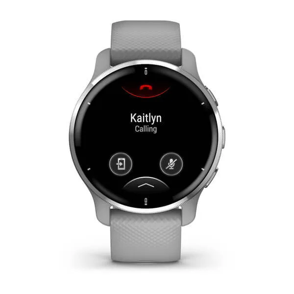 Умные часы Garmin Venu 2 Plus Wi-Fi (010-02496-10), серебристый/серый — фото 4 из 6