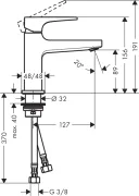 Смеситель для раковины Hansgrohe Metropol 32500000