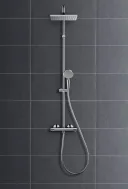 Душевая система c термостатом hansgrohe Vernis Shape Showerpipe 230 1jet 26286670, матовый черный