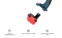 Аккумулятор для Makita BL1850BB 18V 5.0Ah (Li-ion) PN: 197280-8