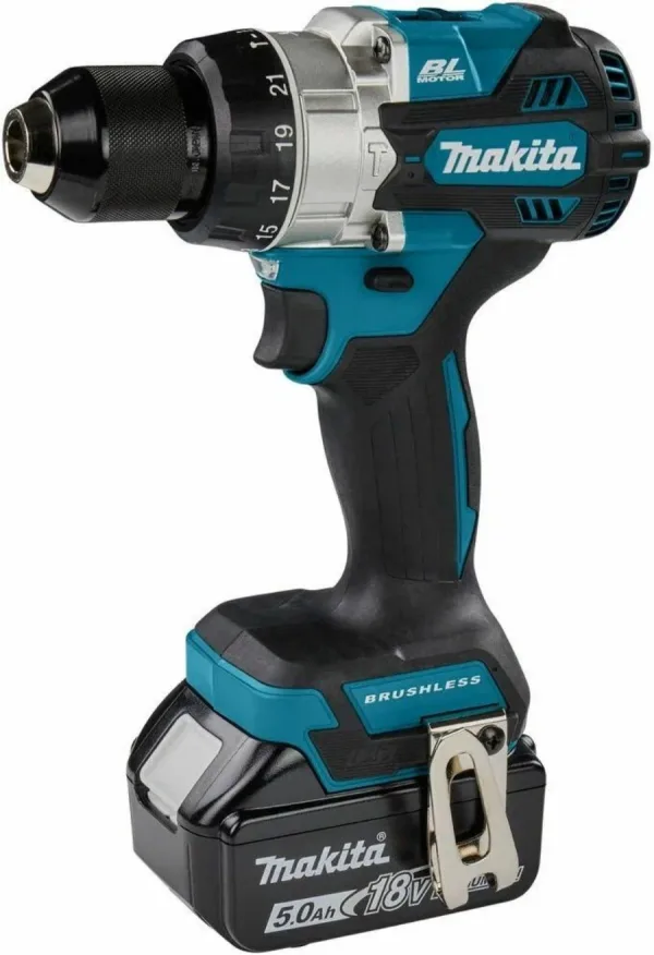 Дрель-шуруповерт аккумуляторная Makita DHP486RTJ, 203351, зеленый/черный