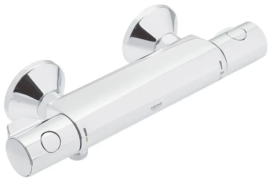 Термостат для душа GROHE Grohtherm 34558000, латунь, встраиваемый, 30,5x8,5х7 см — фото 8 из 9