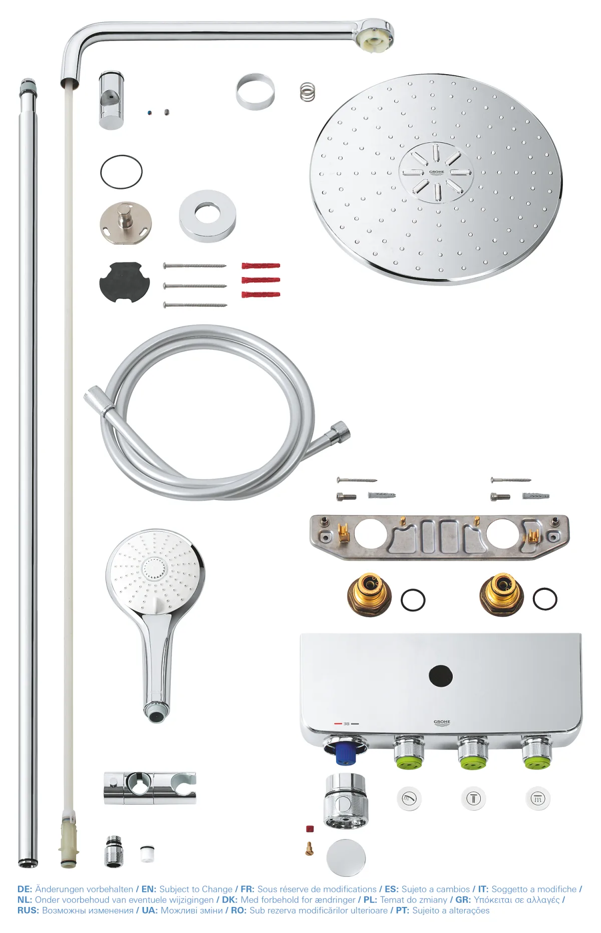 Душевой комплект GROHE Euphoria SmartControl System 310 Duo 26507000 — фото 4 из 10