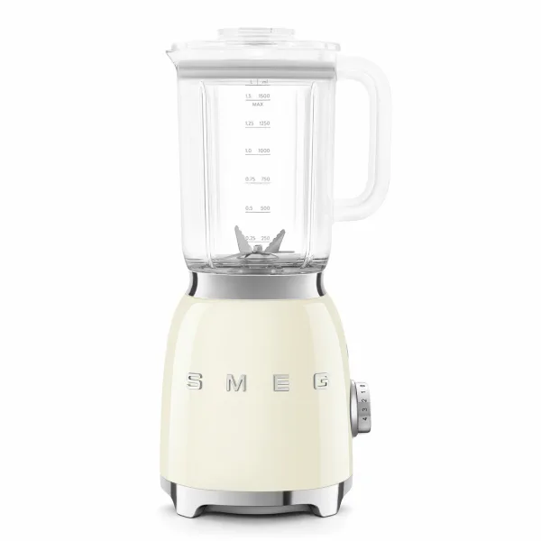 Стационарный блендер Smeg BLF03CREU, объем кувшина 1,5л, кремовый
