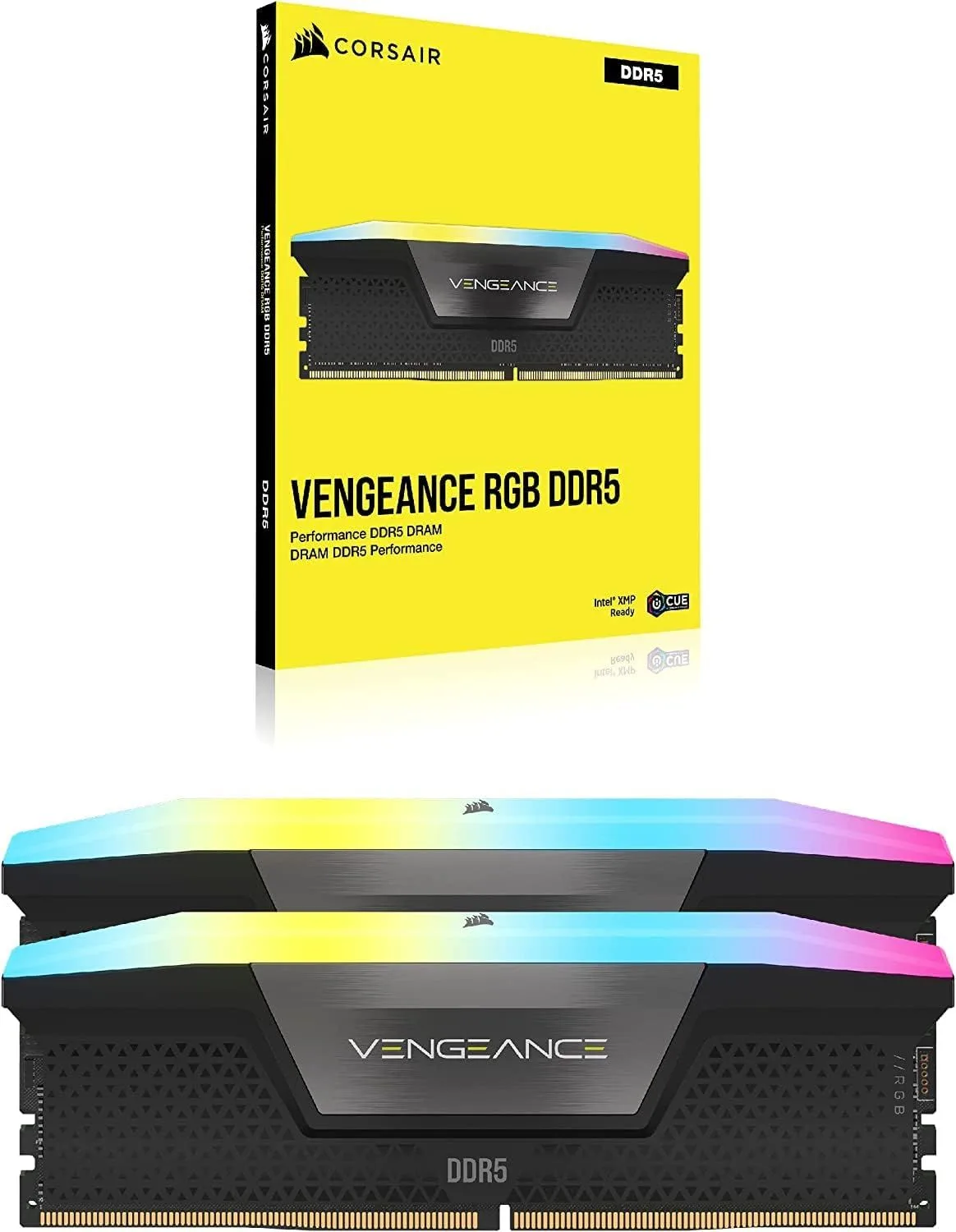 Оперативная память Corsair Vengeance RGB DDR5 64 ГБ, CMH64GX5M2D6000Z40 — фото 3 из 4