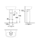 Пьедестал для раковины Grohe Bau Ceramic 39425000