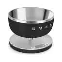 Весы кухонные электронные SMEG KSC01BLMWW до 5 кг, чаша 1,8 л, аккумулятор, чёрный мат