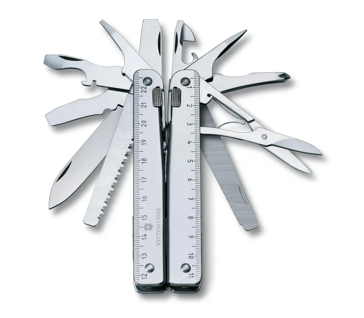 Мультитул Victorinox Swiss Tool X Plus Ratchet 3.0339.L, 38 функций, серебристый — фото 3 из 3