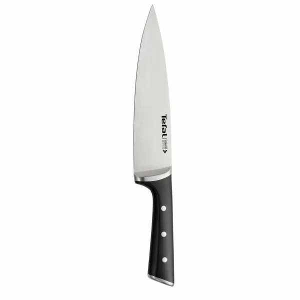 Шеф - нож Tefal Ice Force 20 см K2320214, черный/нержавеющая стать
