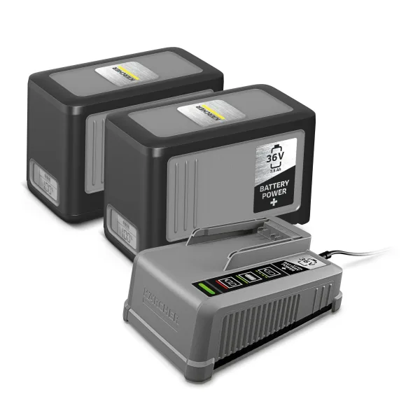 Набор аккумуляторов и зарядного устройства Kärcher Battery Power+ 36/75