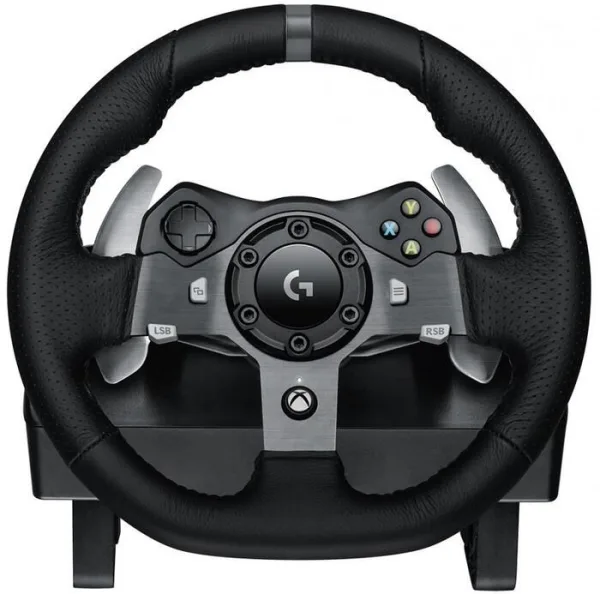 Руль Logi Driving Force G920 (941-000123), проводной с педалями, черный