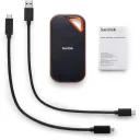Внешний жесткий диск SSD SanDisk Extreme PRO Portable V2 4TB, USB 3.1, Type-C, Black (SDSSDE81-4T00-G25)