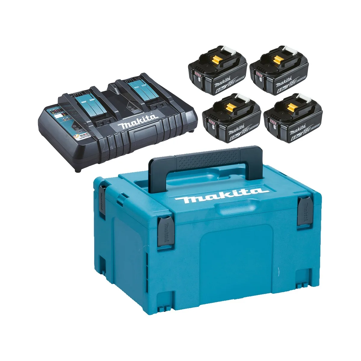 Набор аккумуляторов и зарядного Makita 198091-4