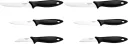Набор ножей Fiskars Essential с берёзовым блоком, 6 предметов