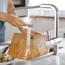 Смеситель для кухни выдвижной излив Grohe Minta 30274000