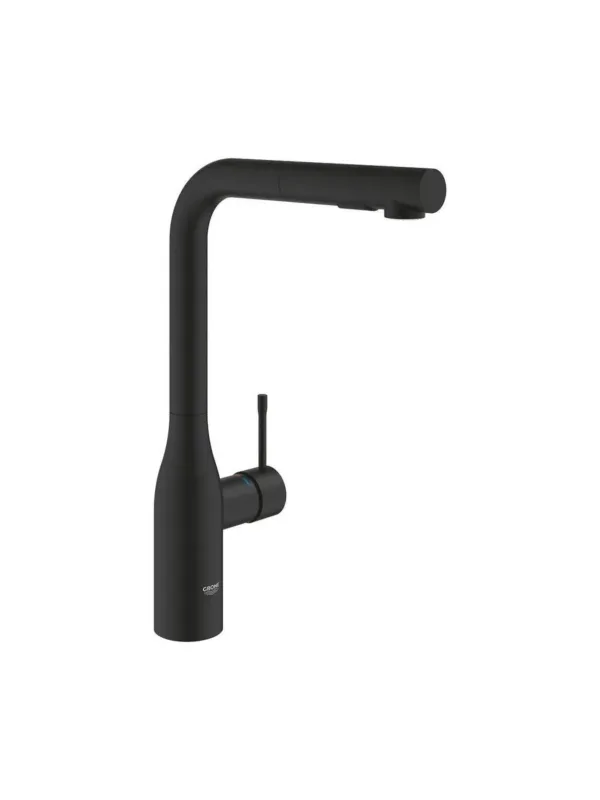 Смеситель для раковины GROHE Essence однорычажный, фантомный чёрный (30504KF0)