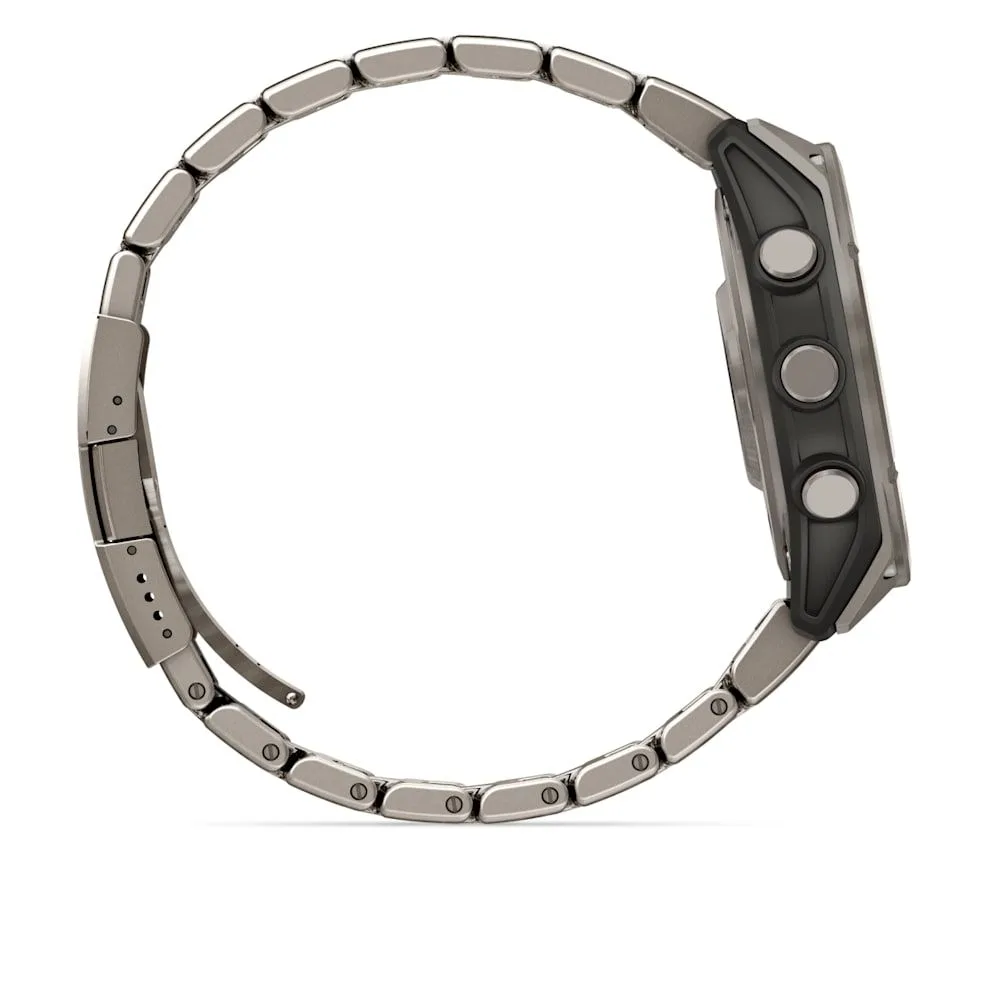 Умные часы Garmin Fenix 8 - 47mm, AMOLED Sapphire, Titanium, светло-серый, титановый ремешок (010-02904-40) — фото 6 из 12