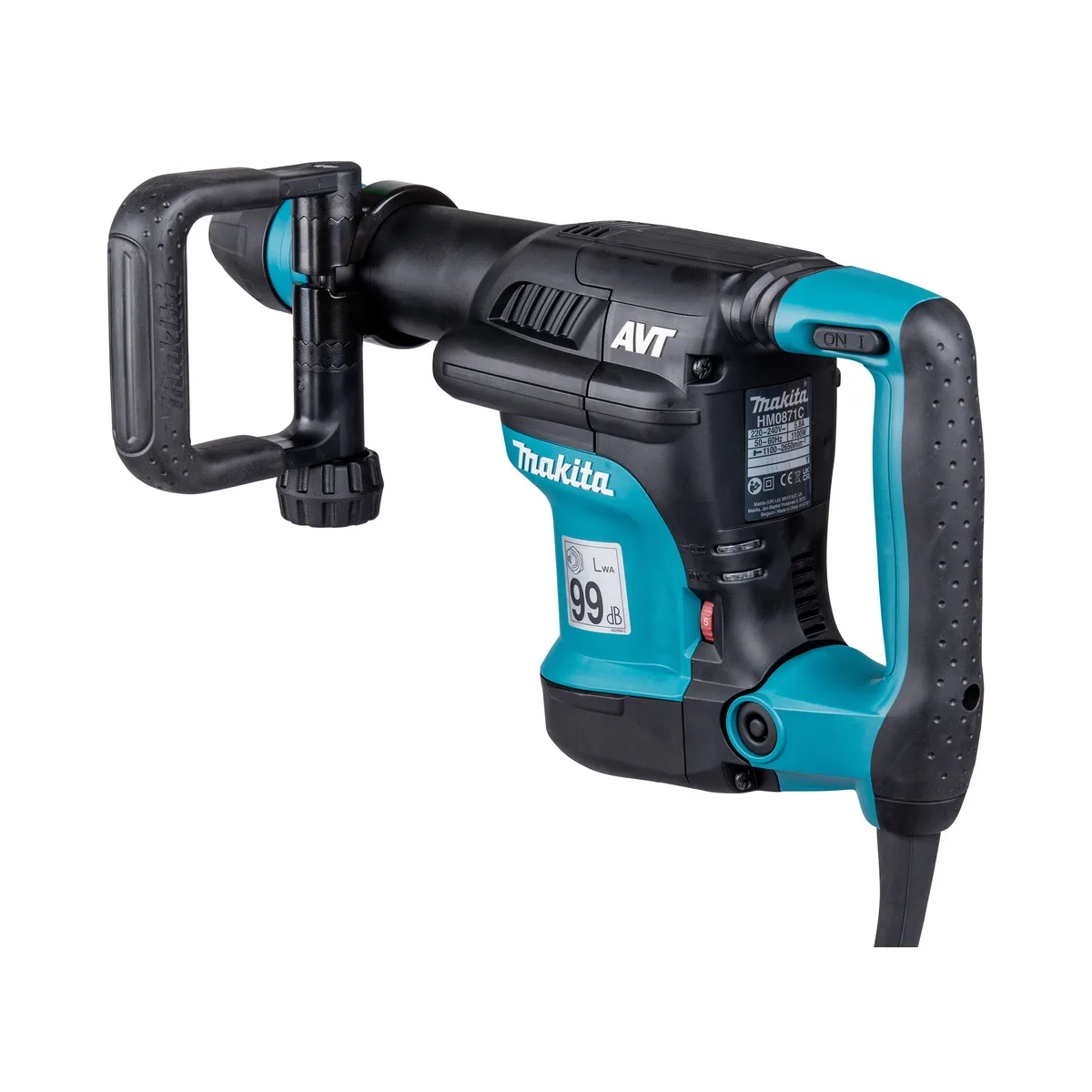 Молоток отбойный SDS-Max Makita HM0871C 1110 Вт, 1100 Вт, кейс — фото 2 из 3