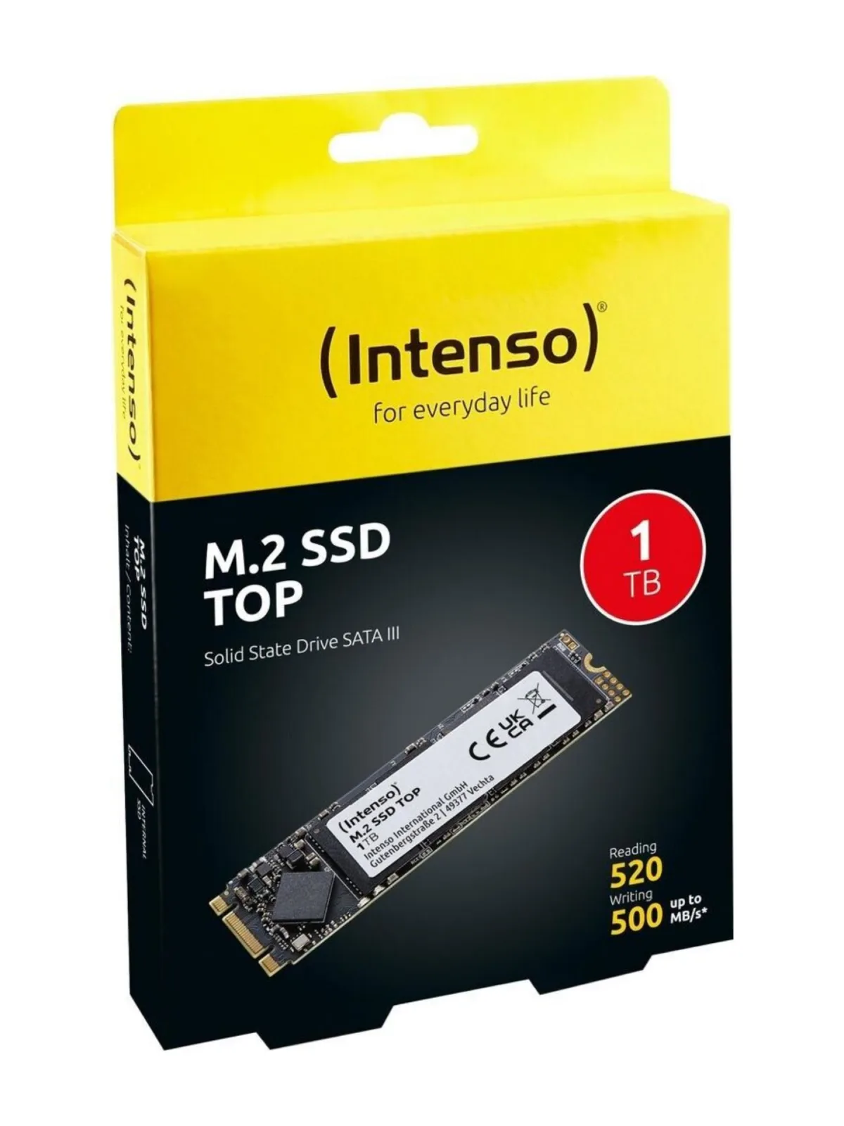 Внутренний SSD-накопитель Intenso Top 1 ТБ (3832460), M.2 SATA