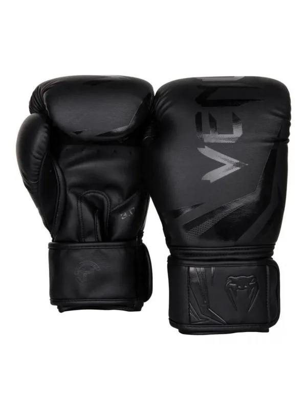 Боксерские перчатки Venum Challenger 3.0 Black/Black 10 OZ