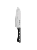 Нож кухонный "Сантоку" Tefal Ice Force K2320614, 18 см, черный/нержавеющая сталь