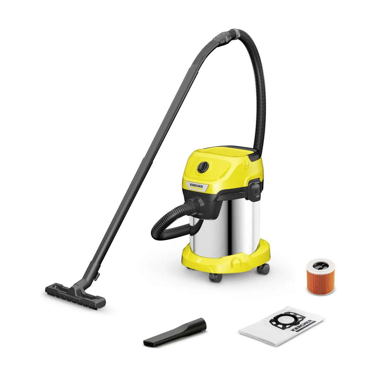 Пылесос строительный Karcher WD 3 S V-17/4/20 (1.628-135.0)