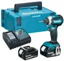 Аккумуляторный ударный винтовёрт Makita DTD153RTJ (18V, 2 x 5.0Ah, Li-Ion, Makpac 2) 170Нм