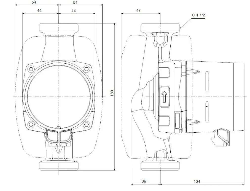 Циркуляционный насос GRUNDFOS ALPHA2 25-40 180 99260497, 4 м, 18 Вт — фото 3 из 3