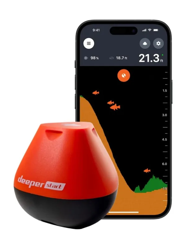 Эхолот беспроводной Deeper Smart Sonar START для рыбалки с берега, Wi-Fi, глубина до 50 м